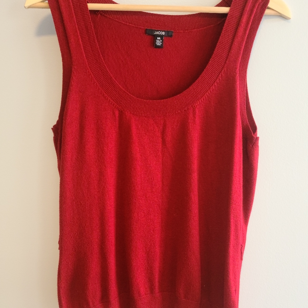 Brick red Jacob tank size l